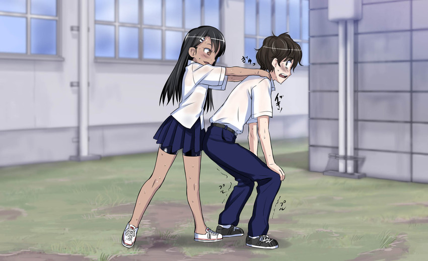nagatoro hayase and hachiouji naoto (ijiranaide nagatoro-san) drawn by 774_(nanashi)