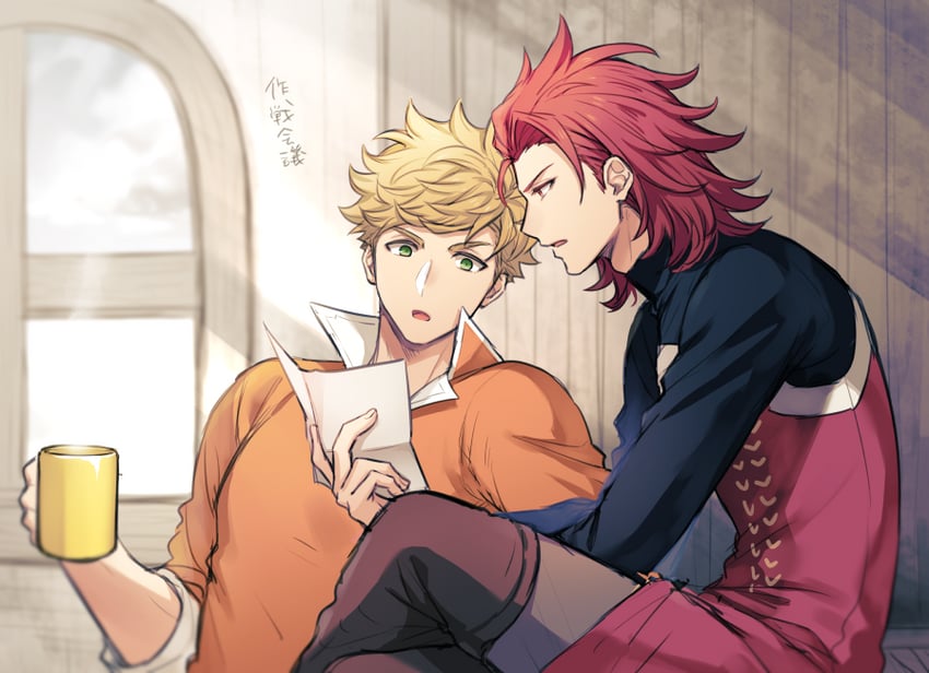 vane and percival (granblue fantasy) drawn by ono_(0_no)