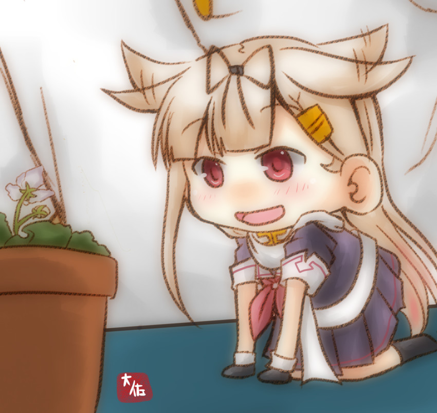 yuudachi and yuudachi kai ni (kantai collection) drawn by taisa_(kari)
