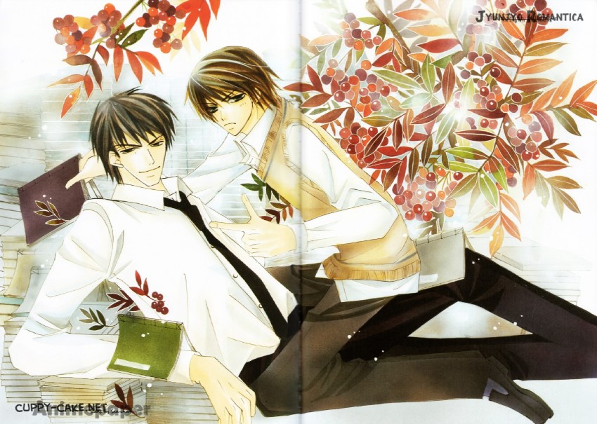 you miyagi and takatsuki shinobu (junjou romantica and 1 more) drawn by nakamura_shungiku