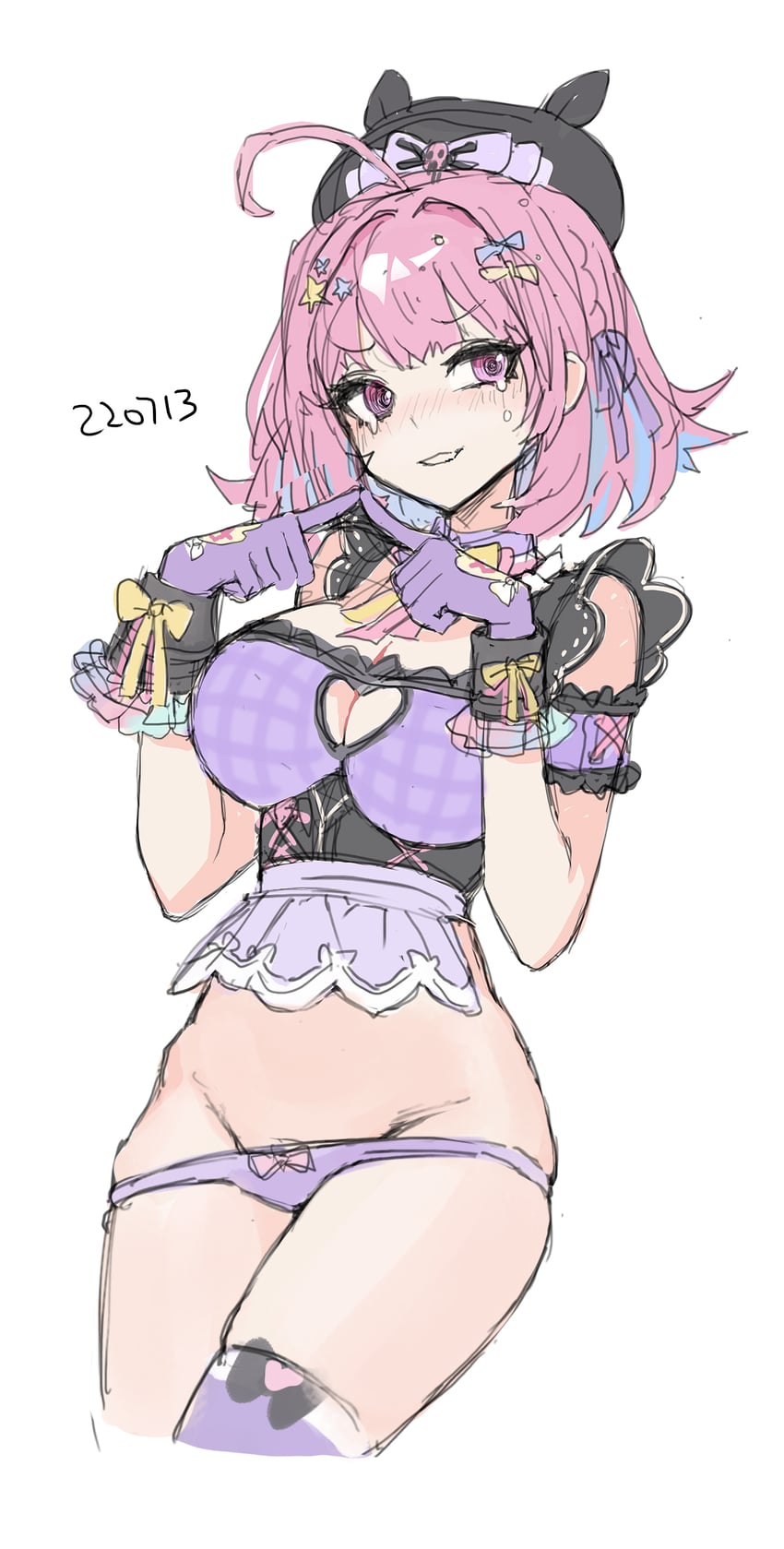 yumemi riamu (idolmaster and 2 more) drawn by bisque