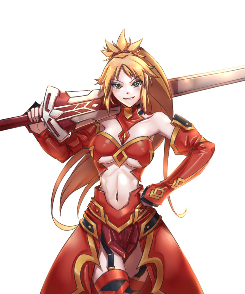 mordred (fate and 1 more) drawn by leebigtree