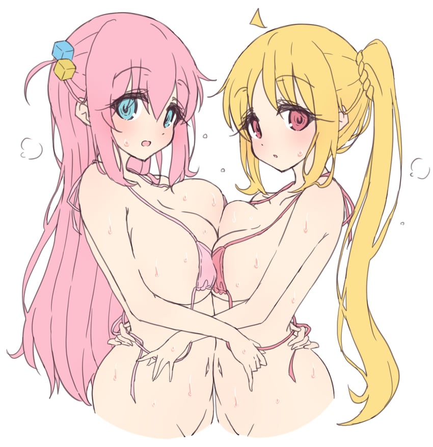 gotoh hitori and ijichi nijika (bocchi the rock!) drawn by mel_(melty_pot)