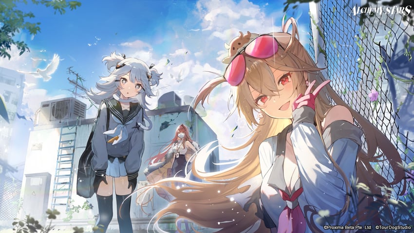 siobhan, florine, and ruby (alchemy stars)