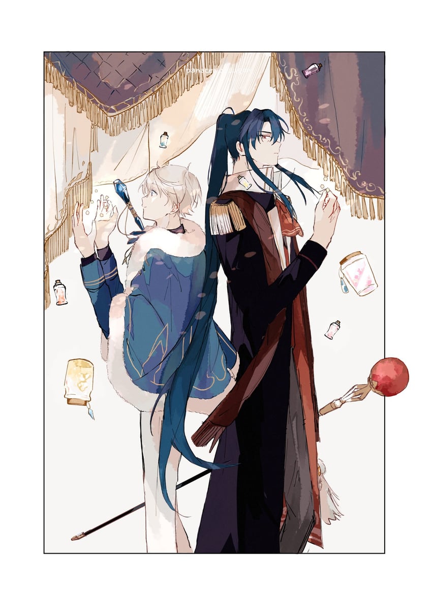arthur grandwell and oz (mahoutsukai no yakusoku) drawn by 22kolink