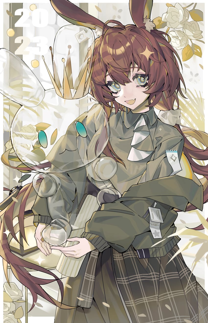 amiya (arknights and 1 more) drawn by taowu_(20809)