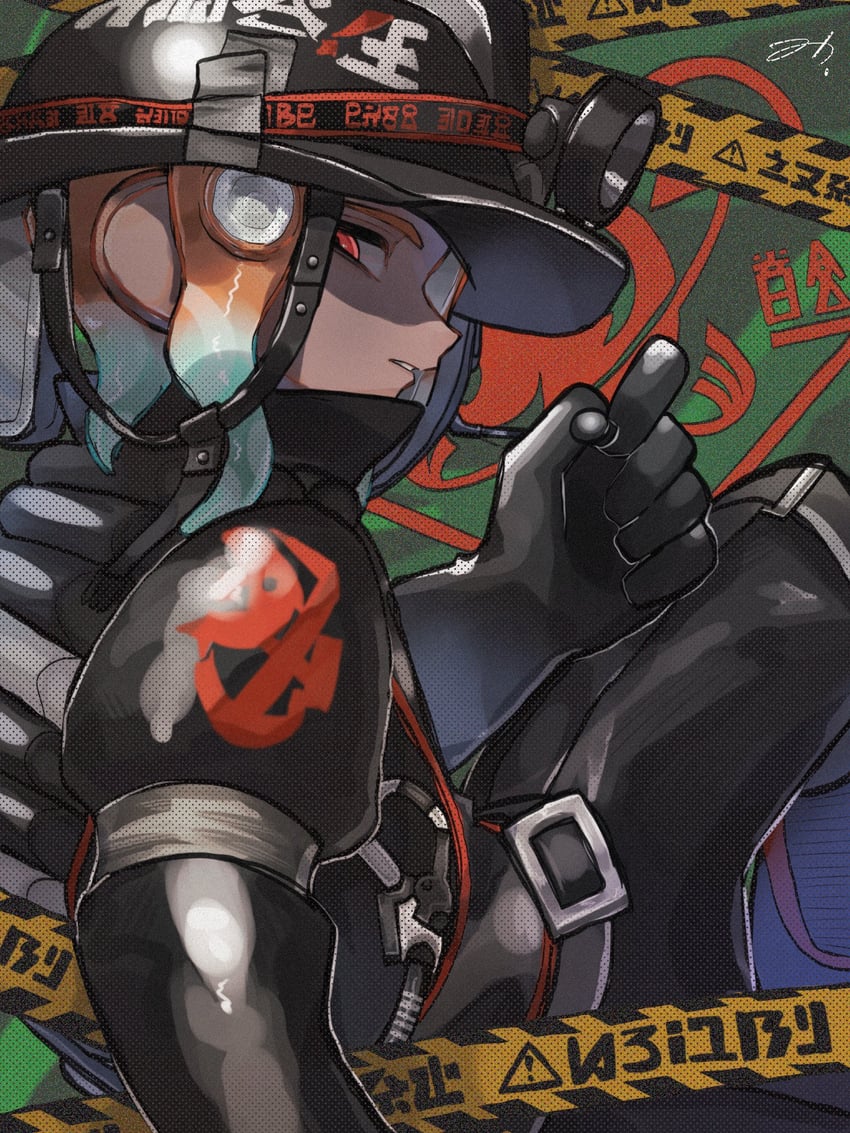 octoling player character and octoling boy (splatoon and 1 more) drawn by sn_rm08