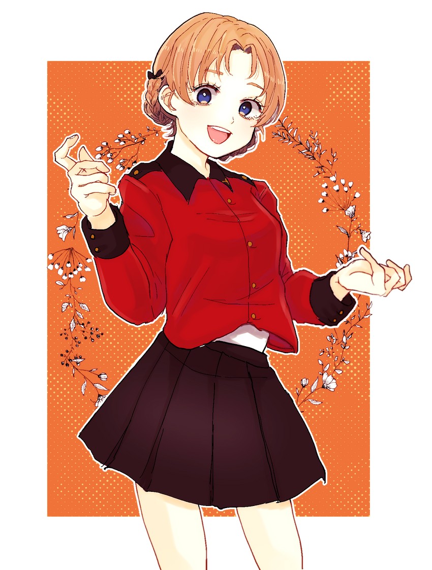 orange pekoe (girls und panzer) drawn by arai_ako