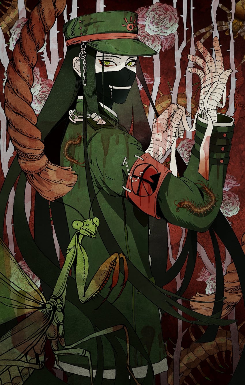 shinguji korekiyo (danganronpa and 1 more) drawn by haidai_qingtang_(biology447)
