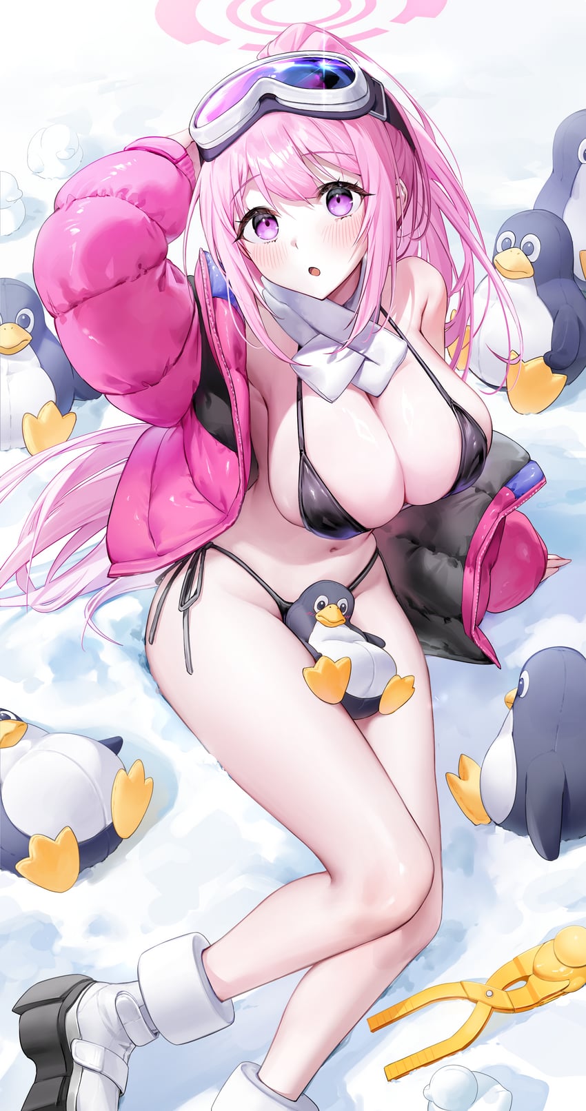 eimi and tux (blue archive and 1 more) drawn by murabana44