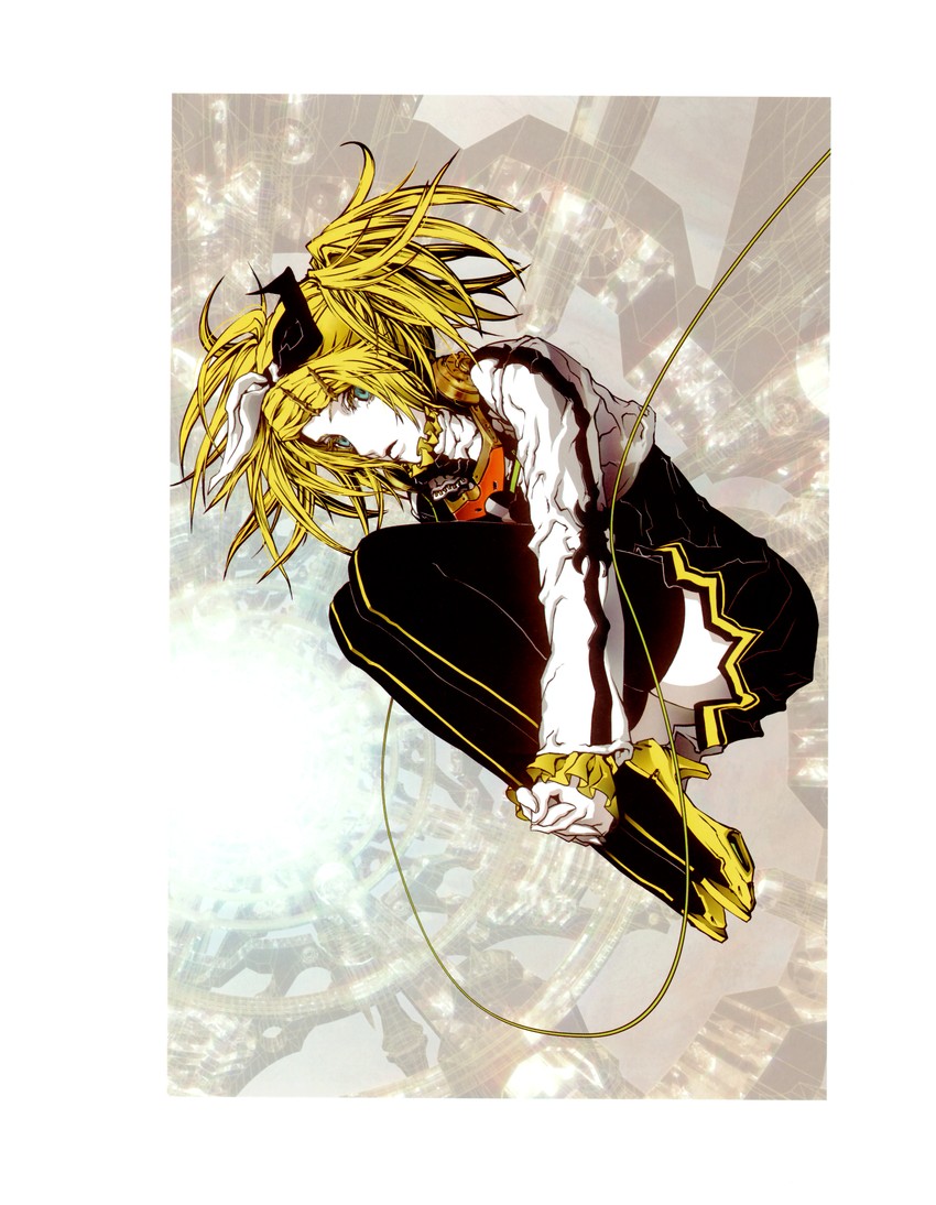 kagamine rin (vocaloid and 3 more) drawn by nagimiso