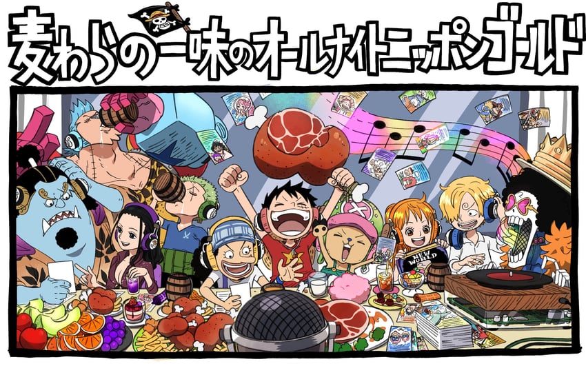 nami, monkey d. luffy, nico robin, roronoa zoro, sanji, and 30 more (one piece and 1 more) drawn by matsuda_midori