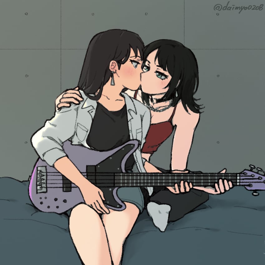 shiina taki and yahata umiri (bang dream! and 1 more) drawn by daimyo0208