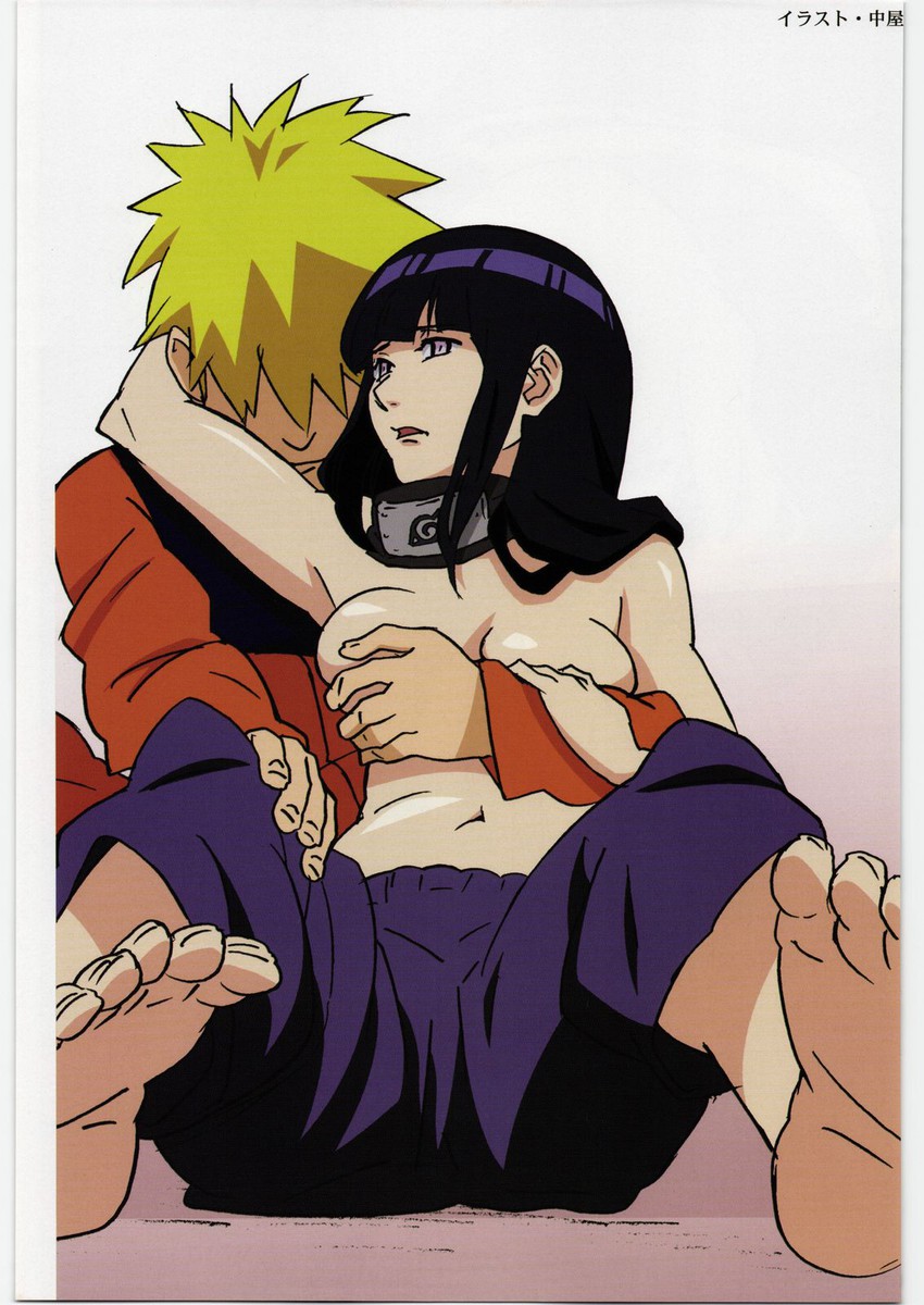 uzumaki naruto and hyuuga hinata (naruto and 1 more) drawn by nakaya_satoru
