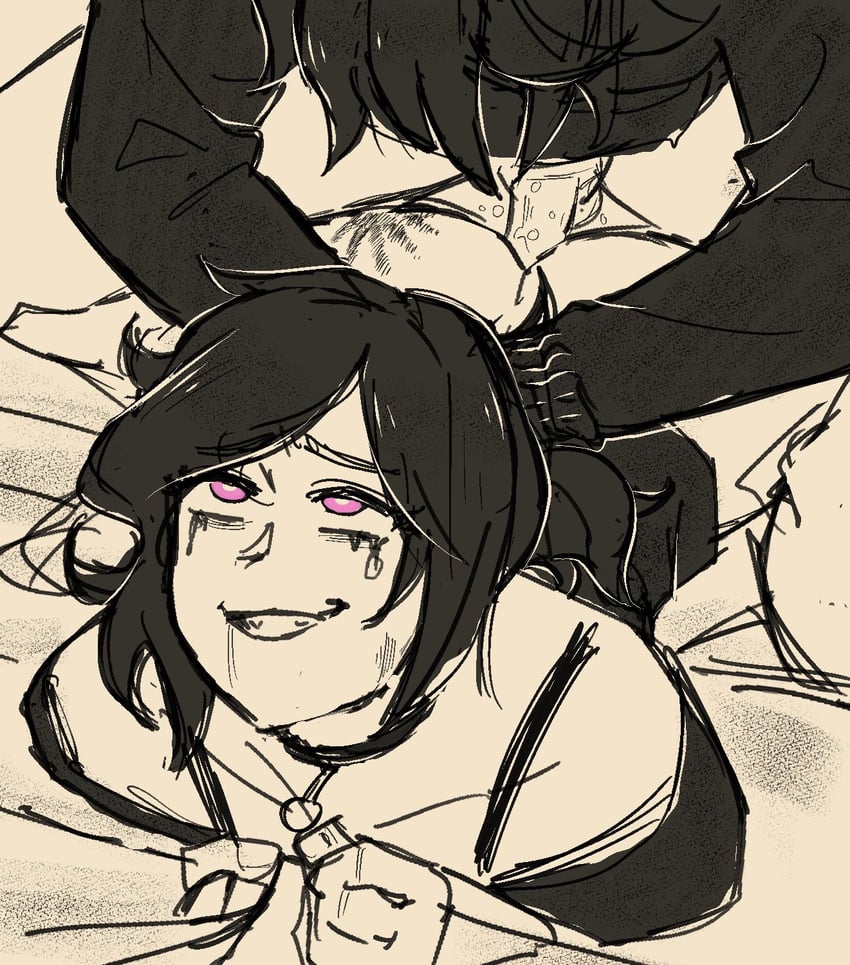 ashley graves and andrew graves (the coffin of andy and leyley) drawn by vibrantrida