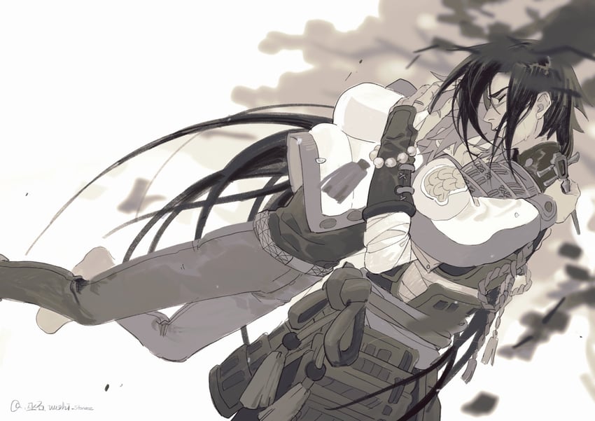 seragaki aoba and koujaku (dramatical murder) drawn by wushi_stoneee