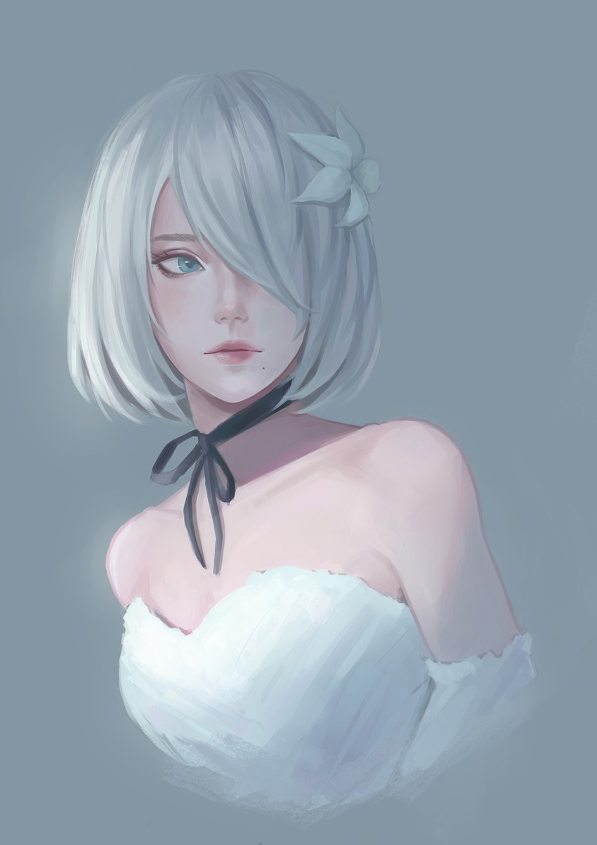 2b (nier and 1 more) drawn by reika_(reikadraws)