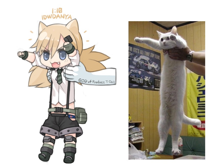 idw and shiro (girls' frontline and 1 more) drawn by ran_system