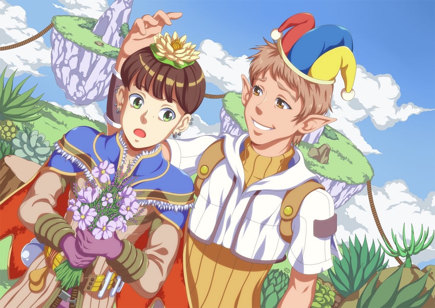 alchemist and hunter (ragnarok online) drawn by cokeboy