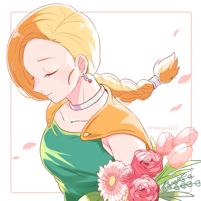 bianca (dragon quest and 1 more) drawn by tsunao527