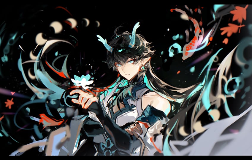 dan heng (honkai and 1 more) drawn by dichlorvos