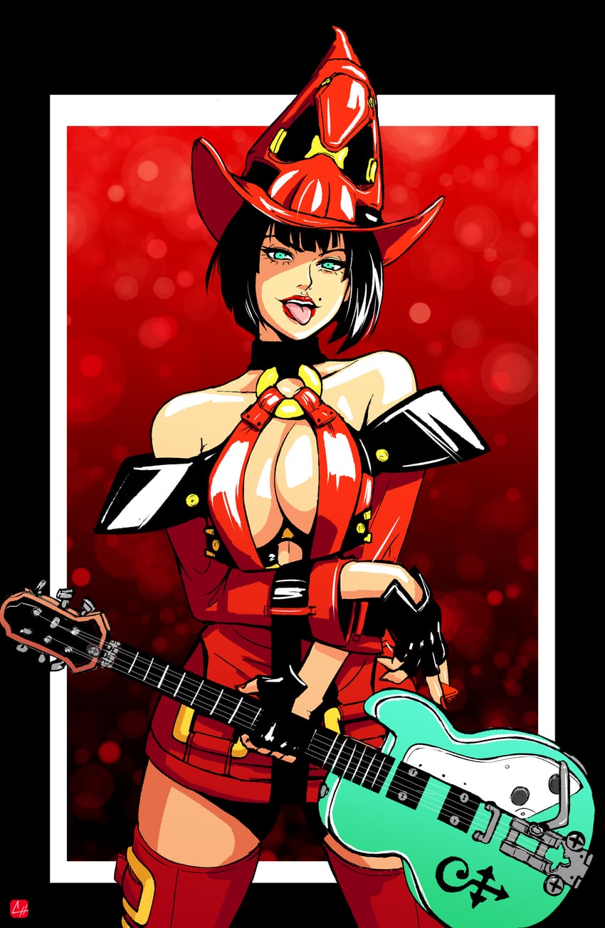 i-no (guilty gear and 1 more) drawn by chris_re5
