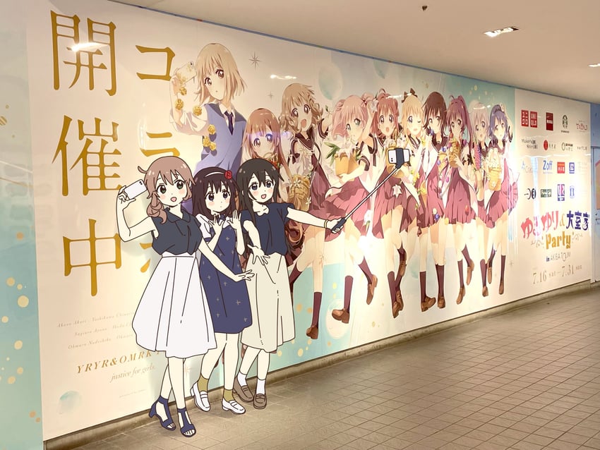 akaza akari, funami yui, yoshikawa chinatsu, oomuro sakurako, furutani himawari, and 8 more (yuruyuri and 1 more) drawn by namori