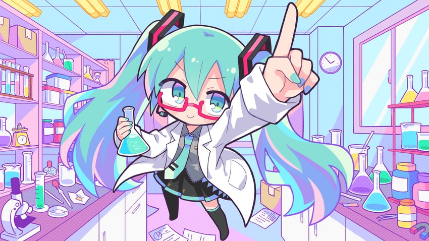 hatsune miku (vocaloid) drawn by richard_(richaball)