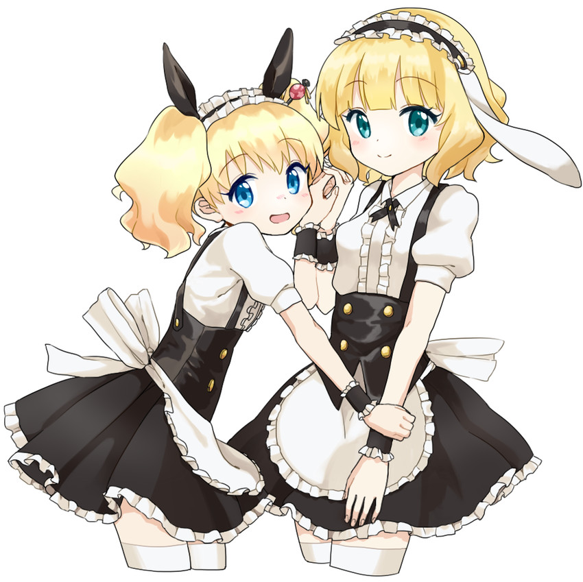 kirima syaro and alice cartelet (gochuumon wa usagi desu ka? and 2 more) drawn by daifuki