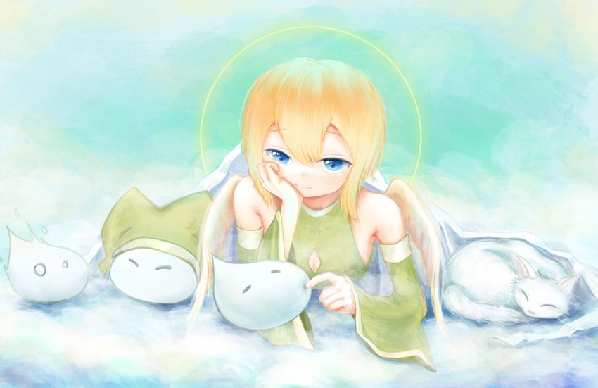 kumiromi of harvest and putit (elona) drawn by ama_kaijin