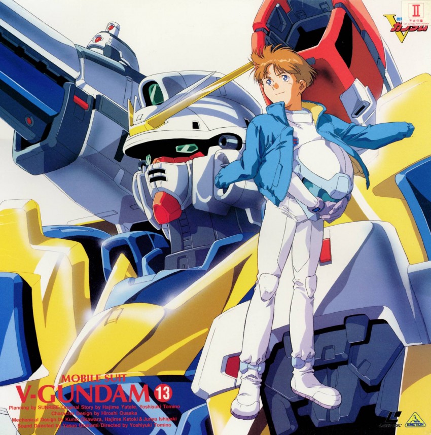 v2 gundam, uso ewin, and v2 assault-buster gundam (gundam and 1 more) drawn by katoki_hajime