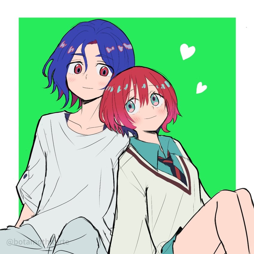 amate yuzuriha and shuji ito (gundam and 1 more) drawn by botamothitarte