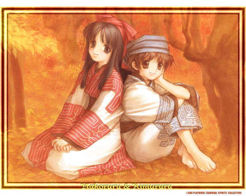 nakoruru and rimururu (samurai spirits) drawn by kita_senri