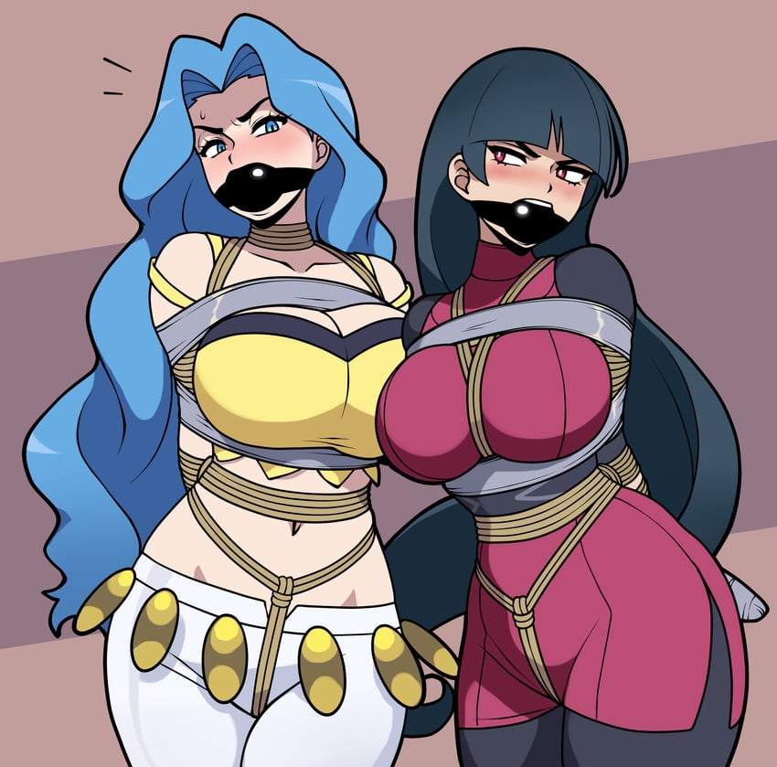 sabrina and karen (pokemon and 2 more) drawn by jam-orbital