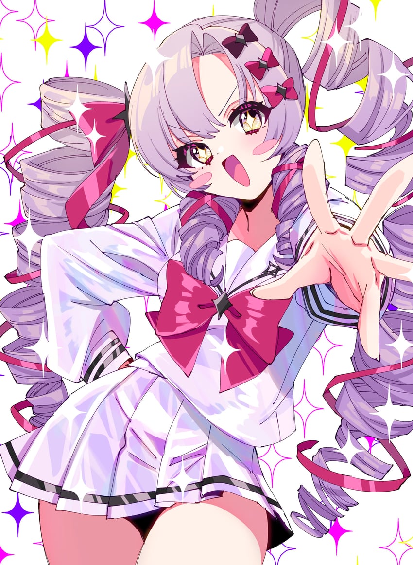 chouzetsusaikawa tenshi-chan and hyakumantenbara salome (nijisanji and 1 more) drawn by sukoyaka_(100hituzi)