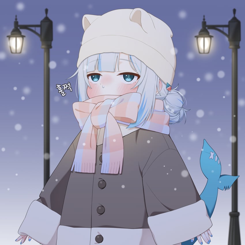 gawr gura (hololive and 1 more) drawn by ugaaaa1