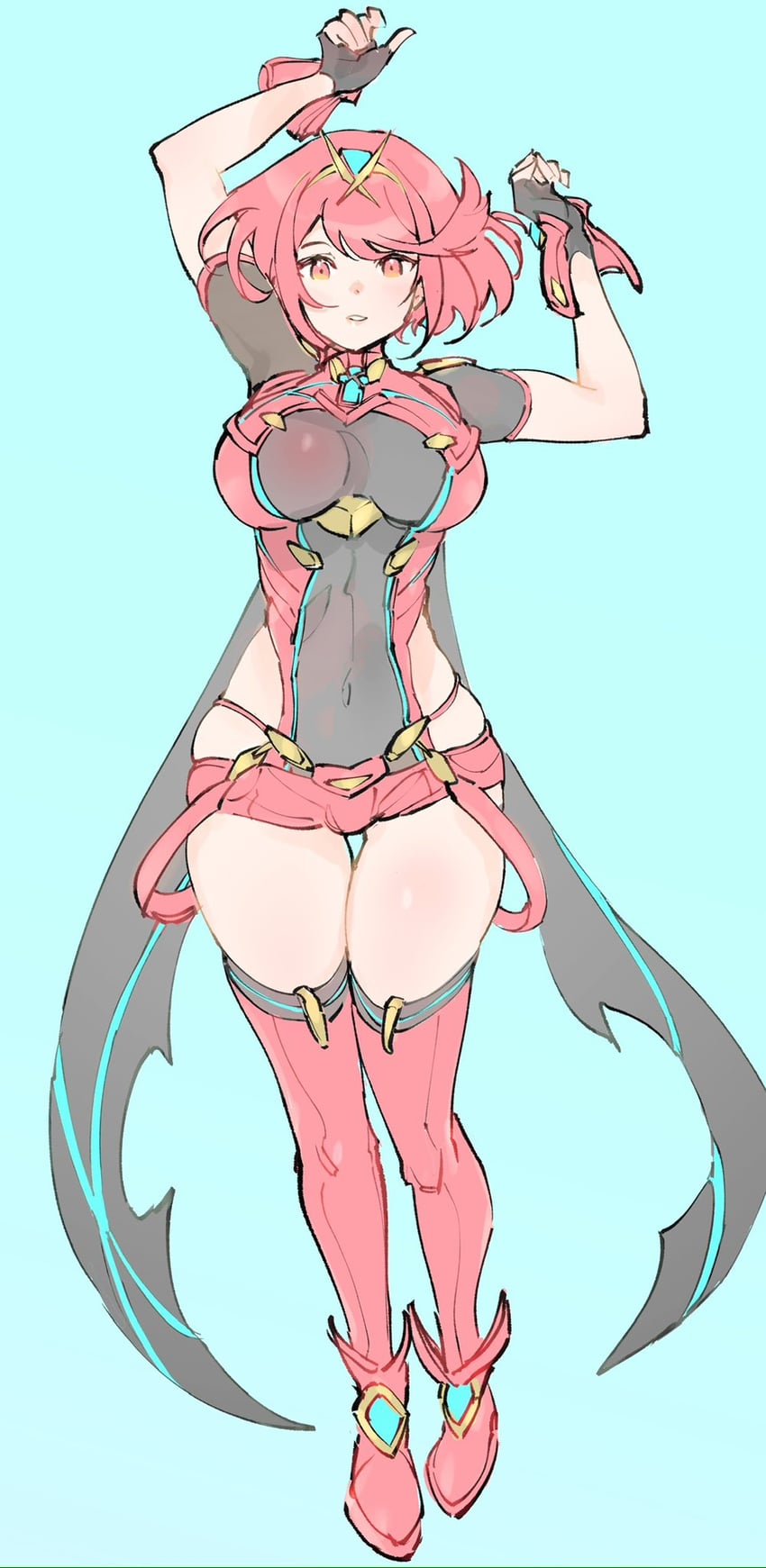 pyra (xenoblade chronicles and 1 more) drawn by ug333333