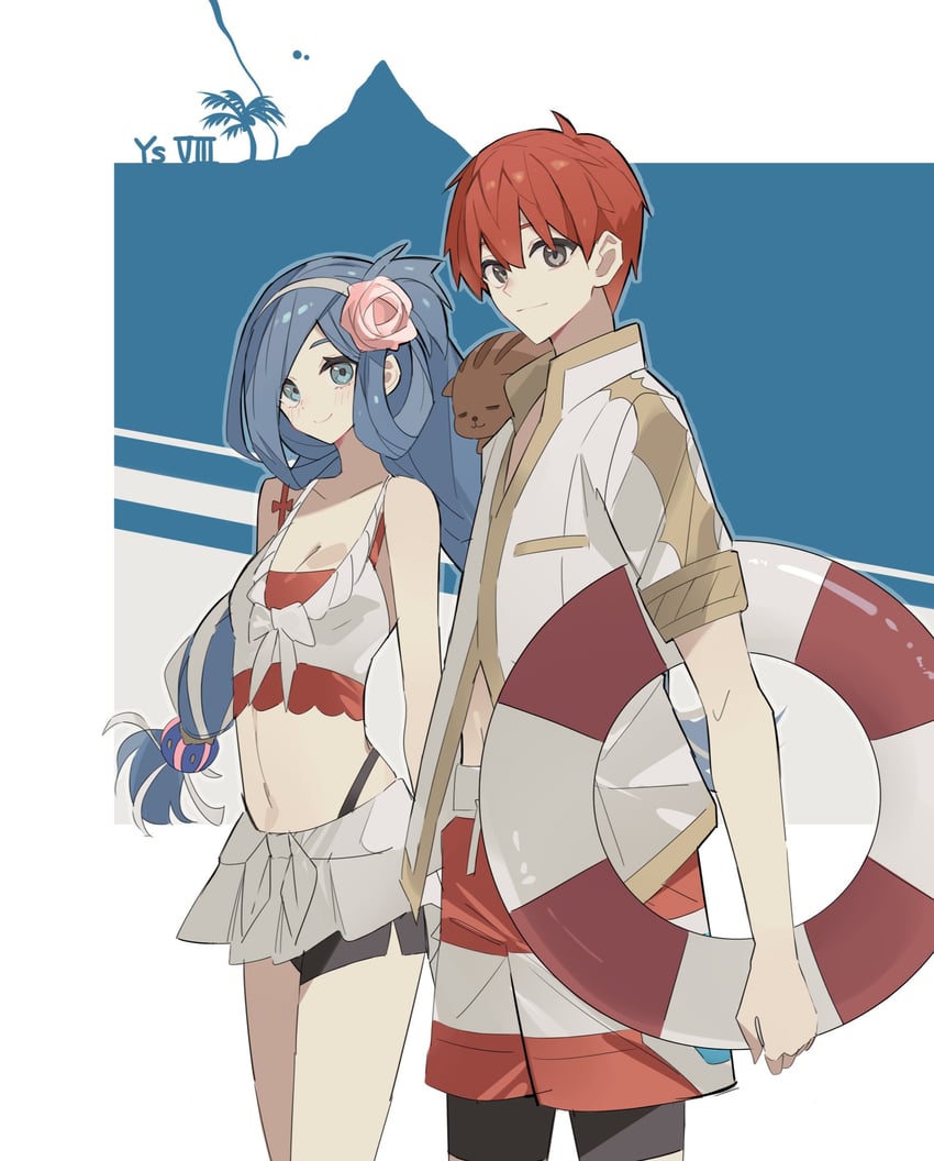 adol christin and dana iclucia (ys and 1 more) drawn by george_man