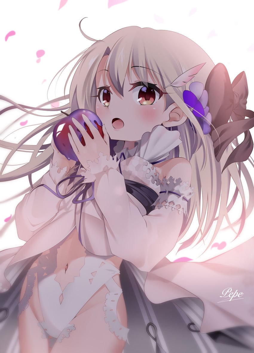 illyasviel von einzbern and hassan of serenity (fate and 2 more) drawn by pei_iriya