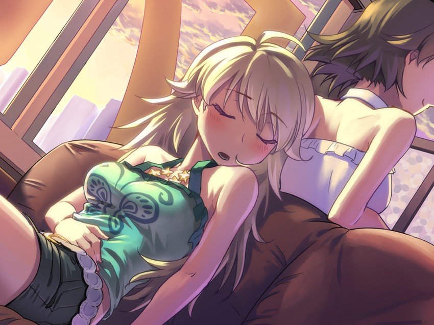 hoshii miki and awakened miki (idolmaster and 1 more) drawn by hakkaku_shikimi