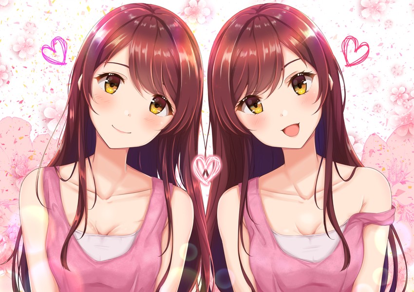osaki amana and osaki tenka (idolmaster and 1 more) drawn by yuzuyu_(hyui)