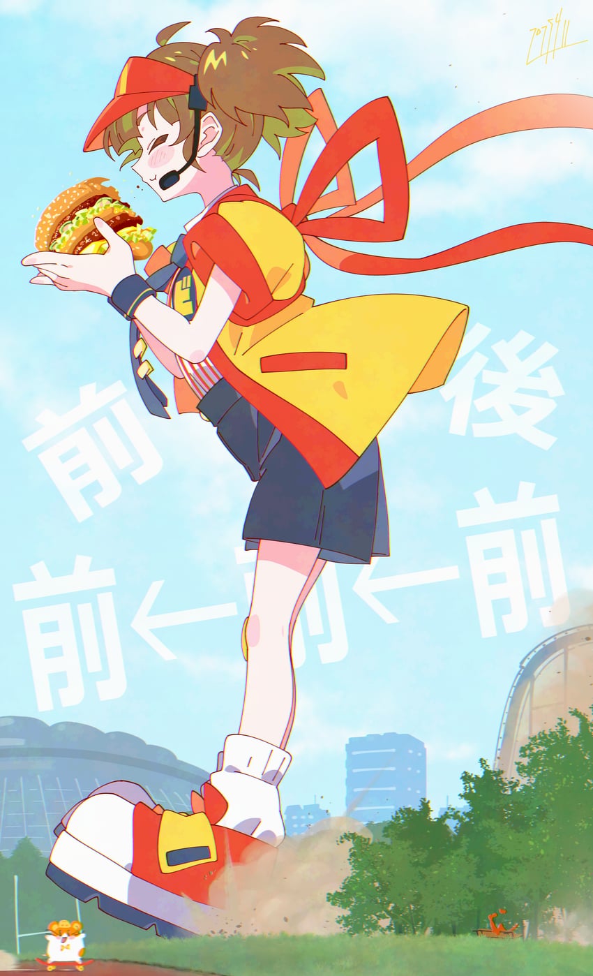 imadake dabuchi tabemi and imadake dabuchi tabesuke (mcdonald's) drawn by yabamitsu