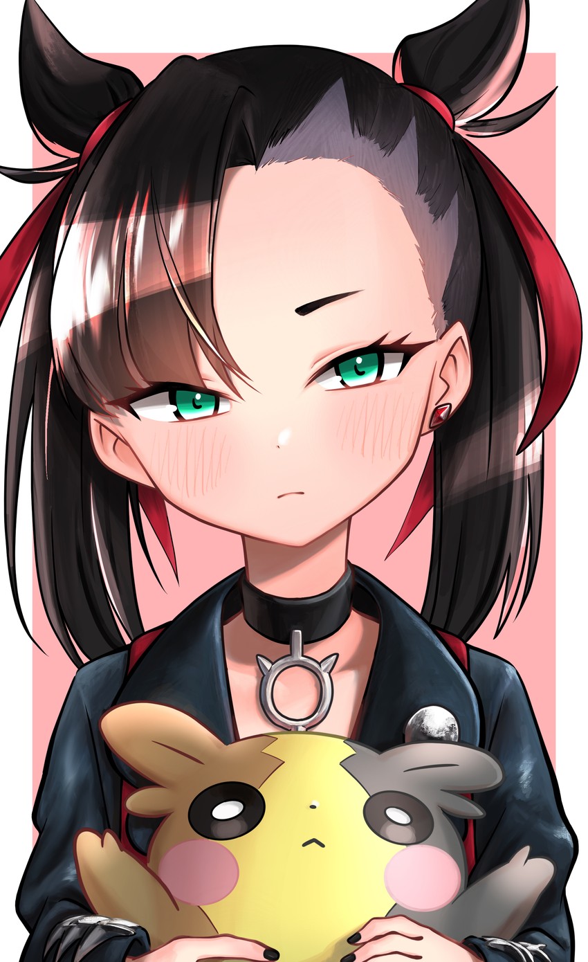 marnie and morpeko (pokemon and 1 more) drawn by nowoka