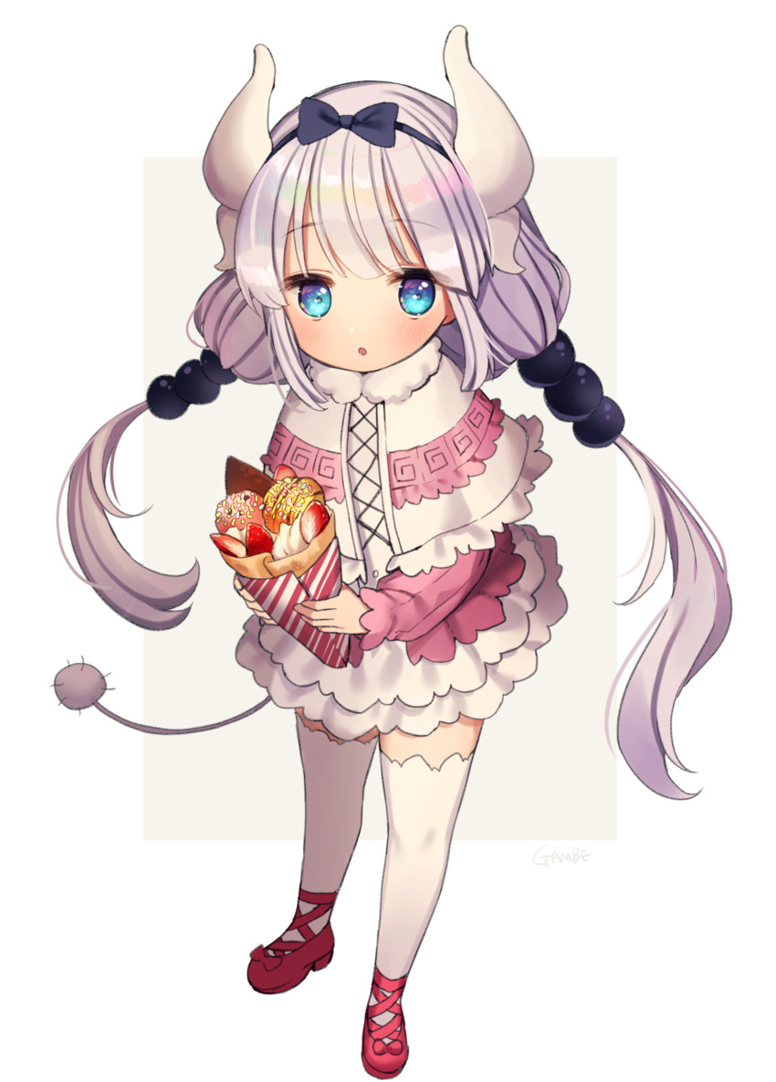 kanna kamui (kobayashi-san chi no maidragon) drawn by gambe
