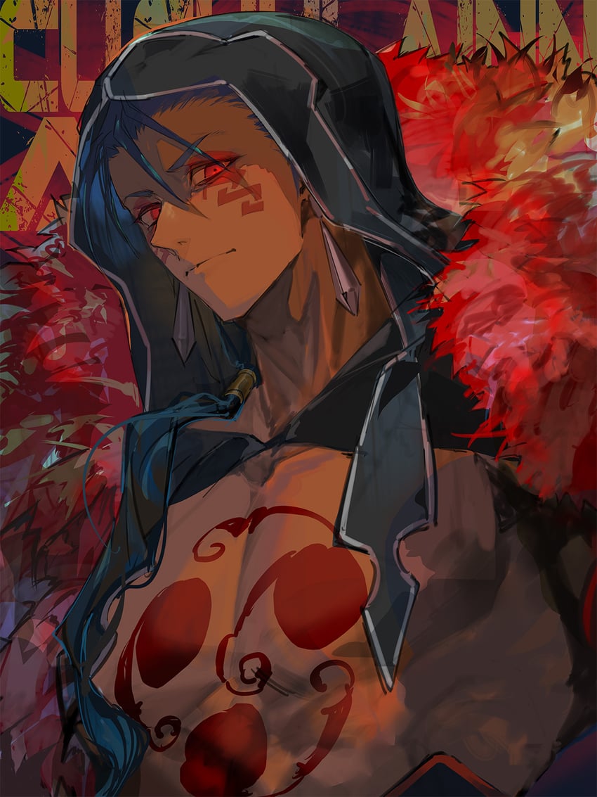 cu chulainn and cu chulainn alter (fate and 1 more) drawn by suzuhi_(fullprayer)