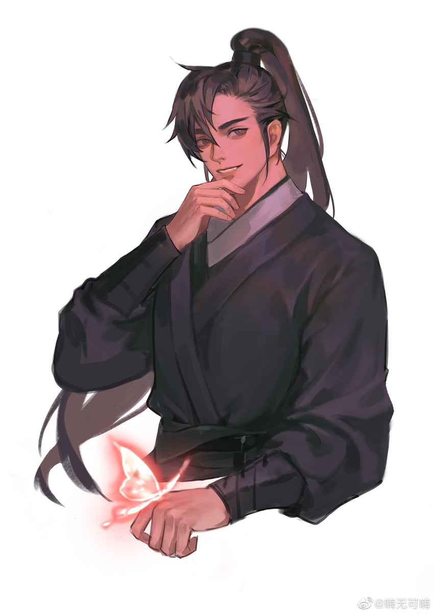 mo ran (erha he ta de bai mao shizun) drawn by haiwu_kehai