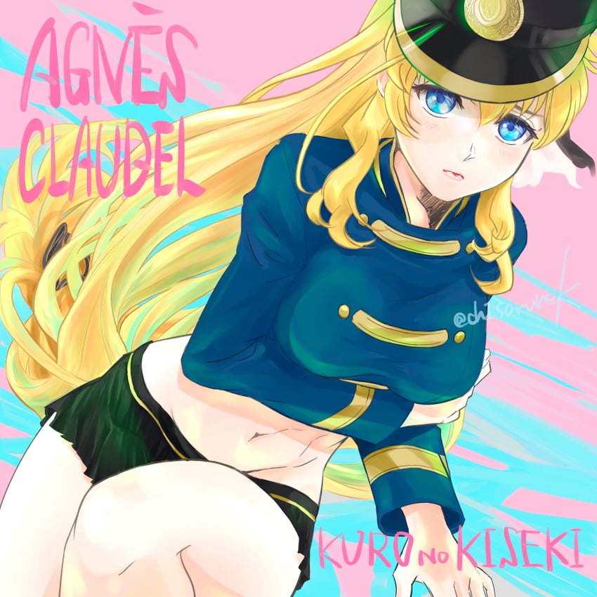 agnes claudel (eiyuu densetsu and 3 more) drawn by chisarune