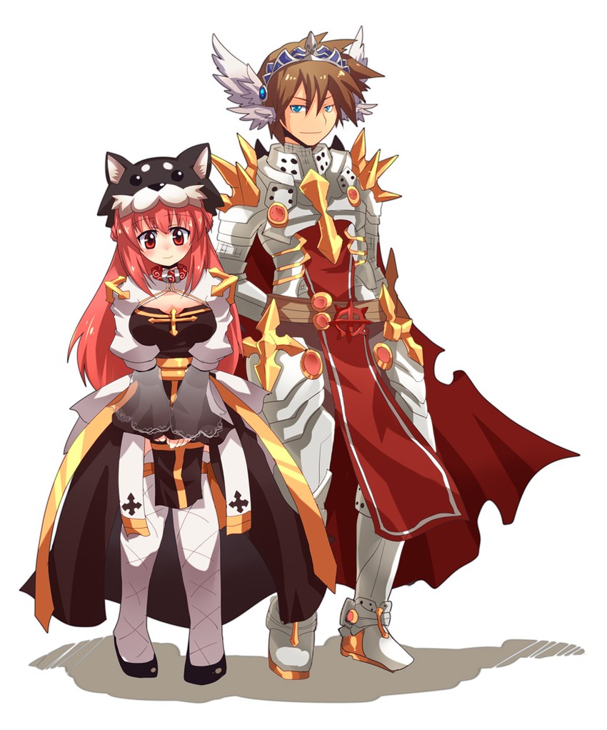 arch bishop and rune knight (ragnarok online) drawn by emon-yu
