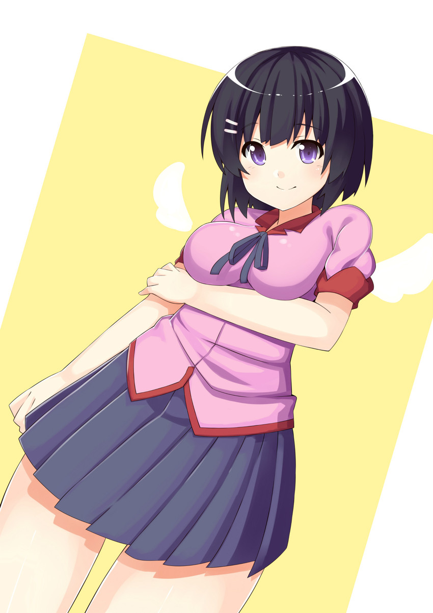 hanekawa tsubasa (monogatari and 1 more) drawn by dacchi