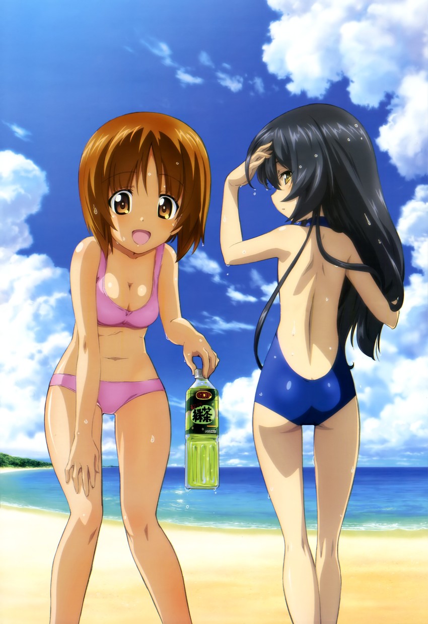 nishizumi miho and reizei mako (girls und panzer and 1 more) drawn by sugimoto_isao